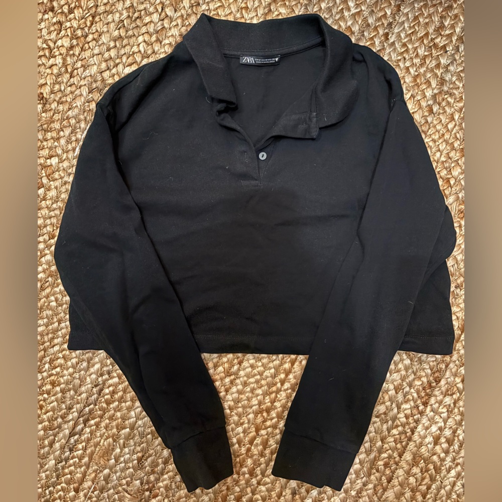 Zara Cropped Polo